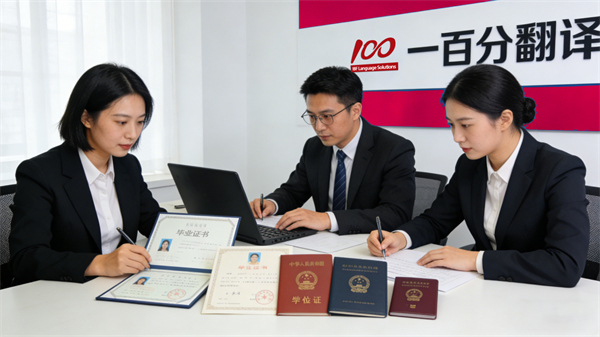 專業(yè)證件翻譯服務(wù)就找一百分翻譯